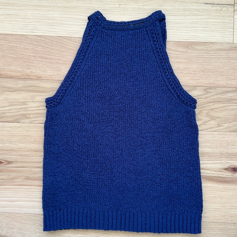 J. Crew high neck sleeveless sweater, large - Picture 3 of 7